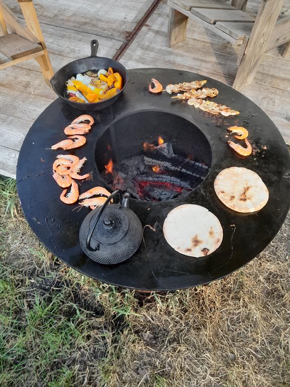 warm bad buiten