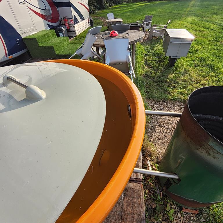 camping in alle rust
