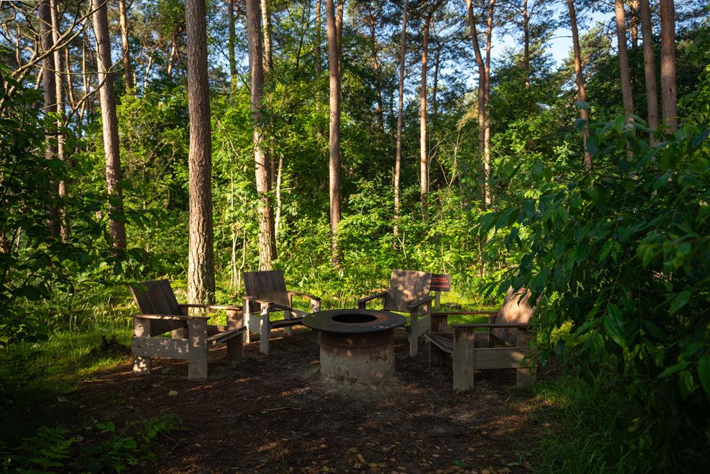 baden in een warm bad buiten